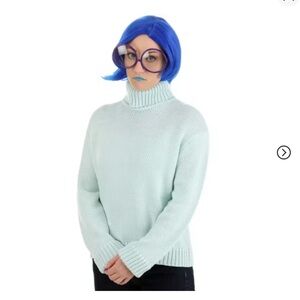 PIXAR HalloweenCostumes.com Small Women Disney and Pixar Sadness Adult Costume